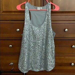 Gap sequined tank